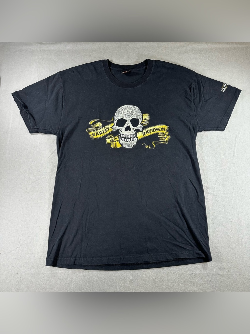 Harley-Davidson Hacienda Scottsdale AZ Skull Graphic T-Shirt Black Men’s XL